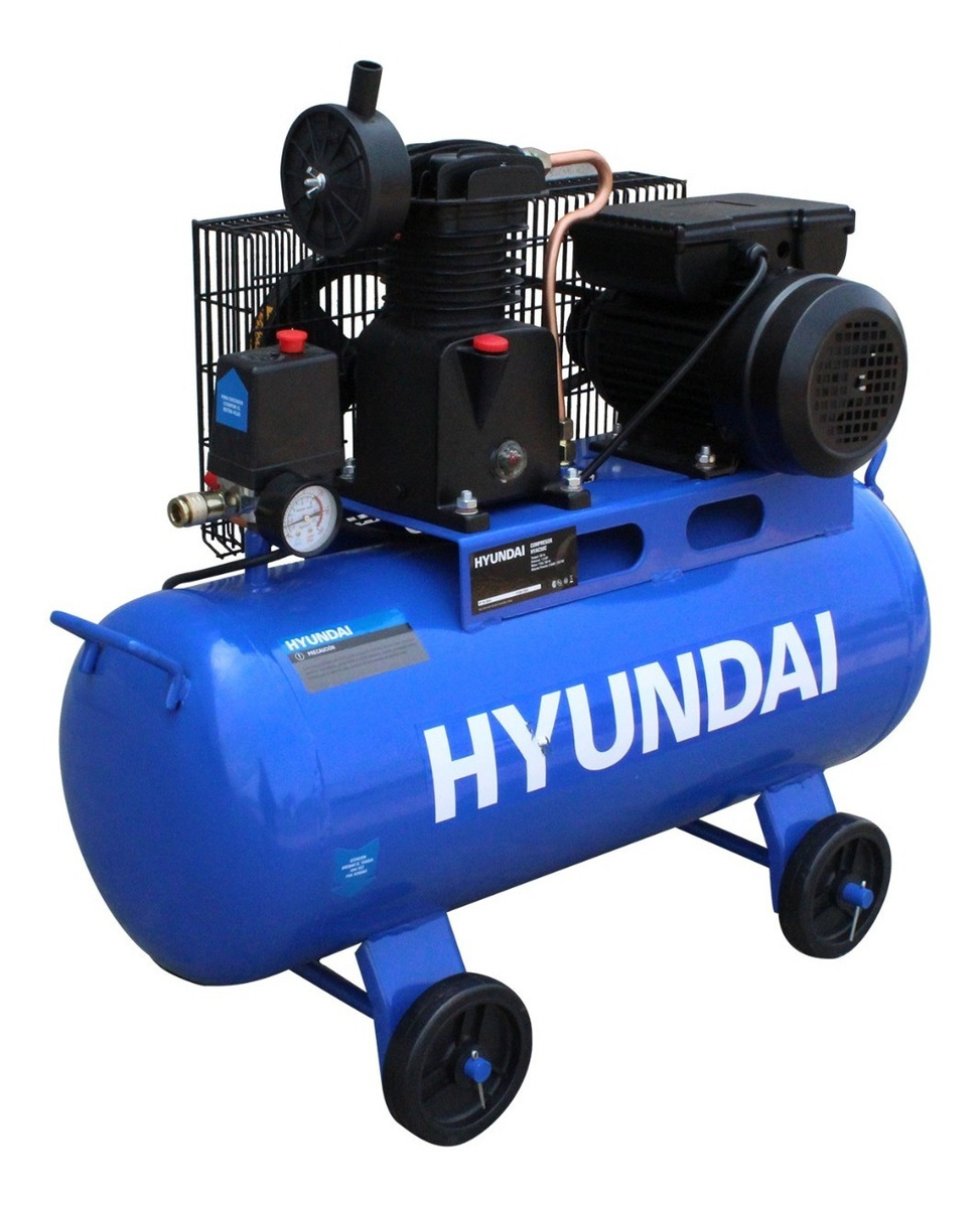 Foto 2 pulgar | Compresor de Aire 50 Litros 1hp 115 Psi Hyundai Hyac50c