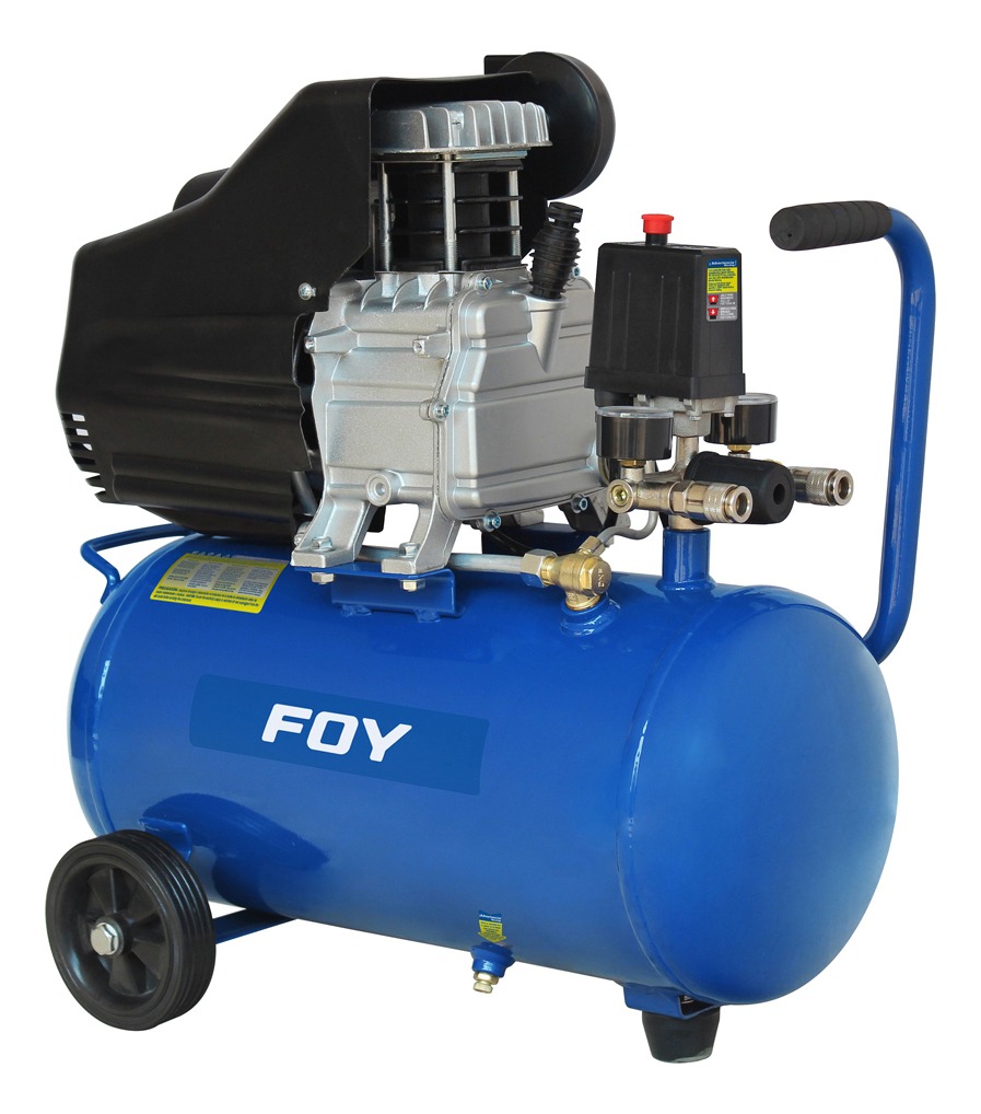 Compresor de Aire 25l 1.5hp 127v Monofásico Manómetro Foy