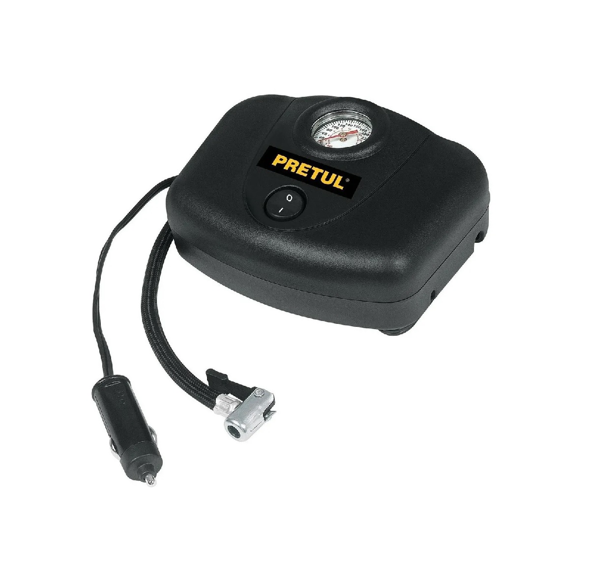 Compresor de Aire Pretul 12v Portátil para Auto Casa con Adaptador