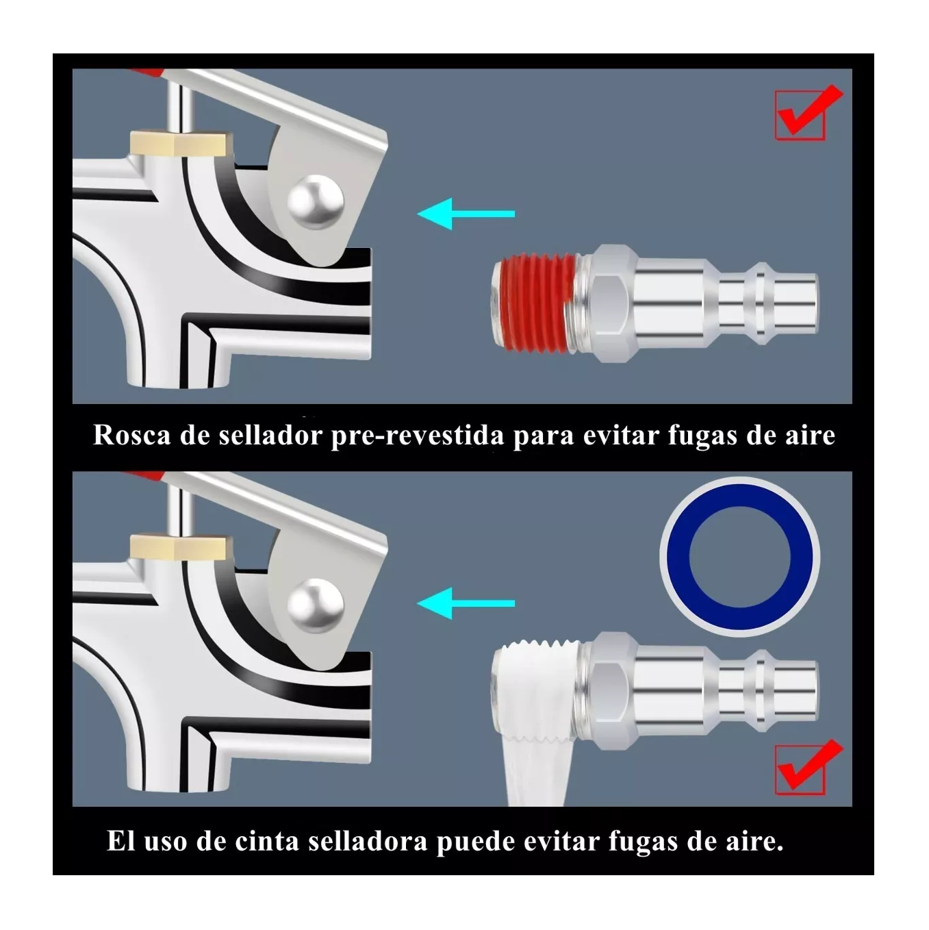 Foto 5 pulgar | Kit de Accesorios para Compresor de Aire 20 Piezas
