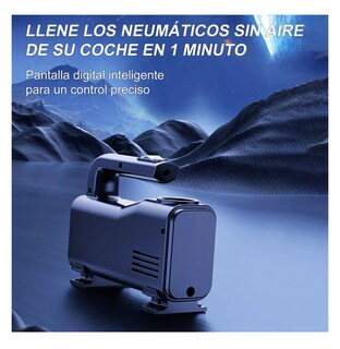 Foto 2 | Compresor De Aire Portátil P/inflar Neumáticos De 6000mah Morado