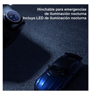 Foto 4 | Compresor De Aire Portátil P/inflar Neumáticos De 6000mah Morado