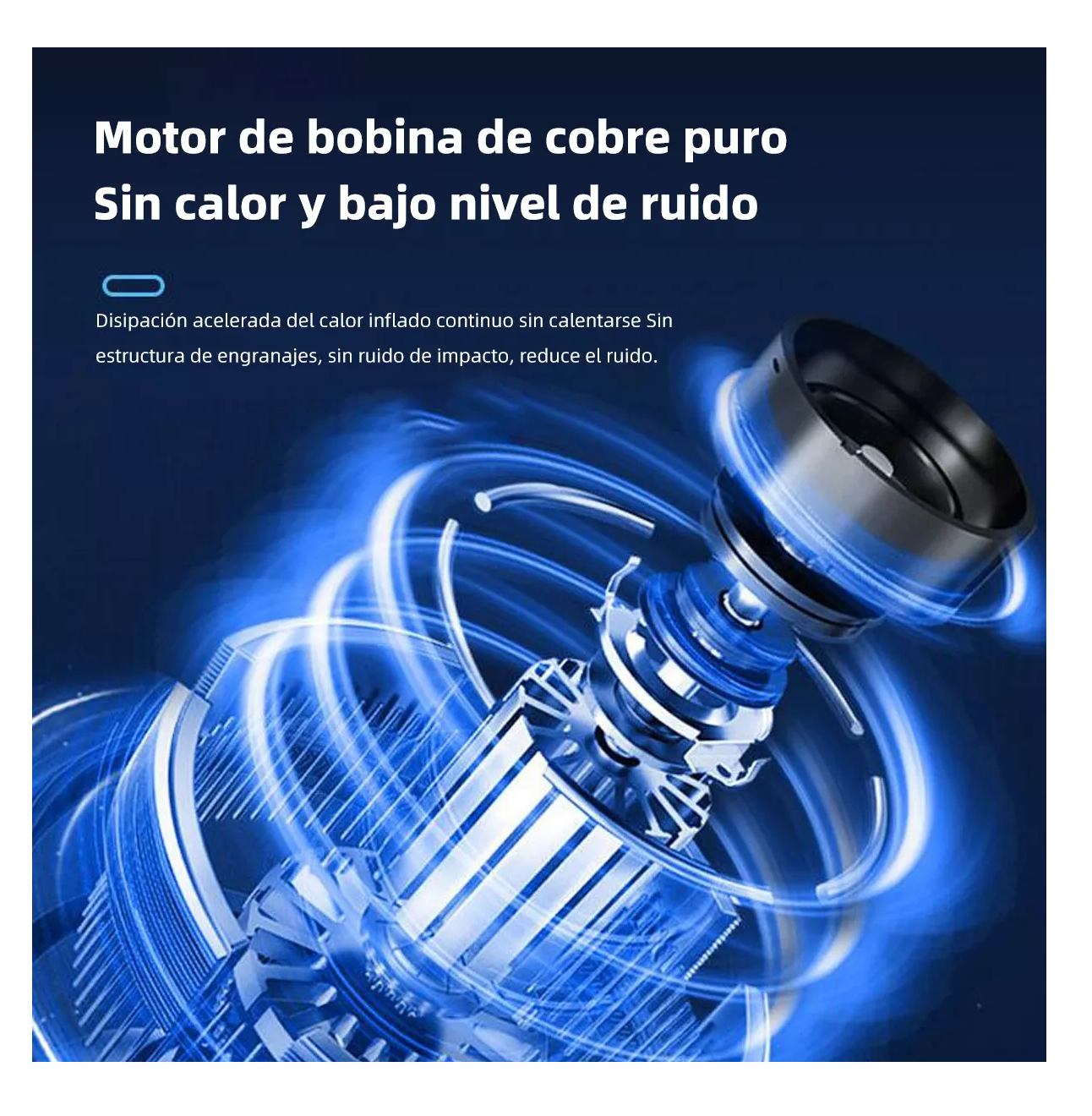 Foto 5 pulgar | Compresor De Aire Inflador Llantas Bomba Portátil 12v 100psi, Negro