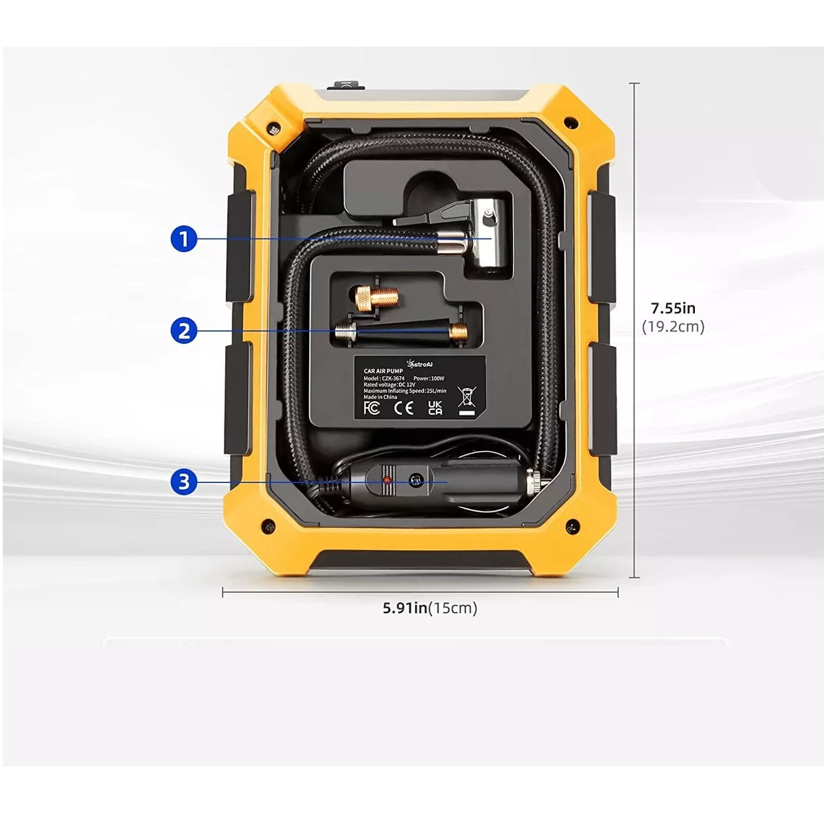 Foto 2 | Compresor de Aire Eo Safe Imports Esi12257 Digital 12 V