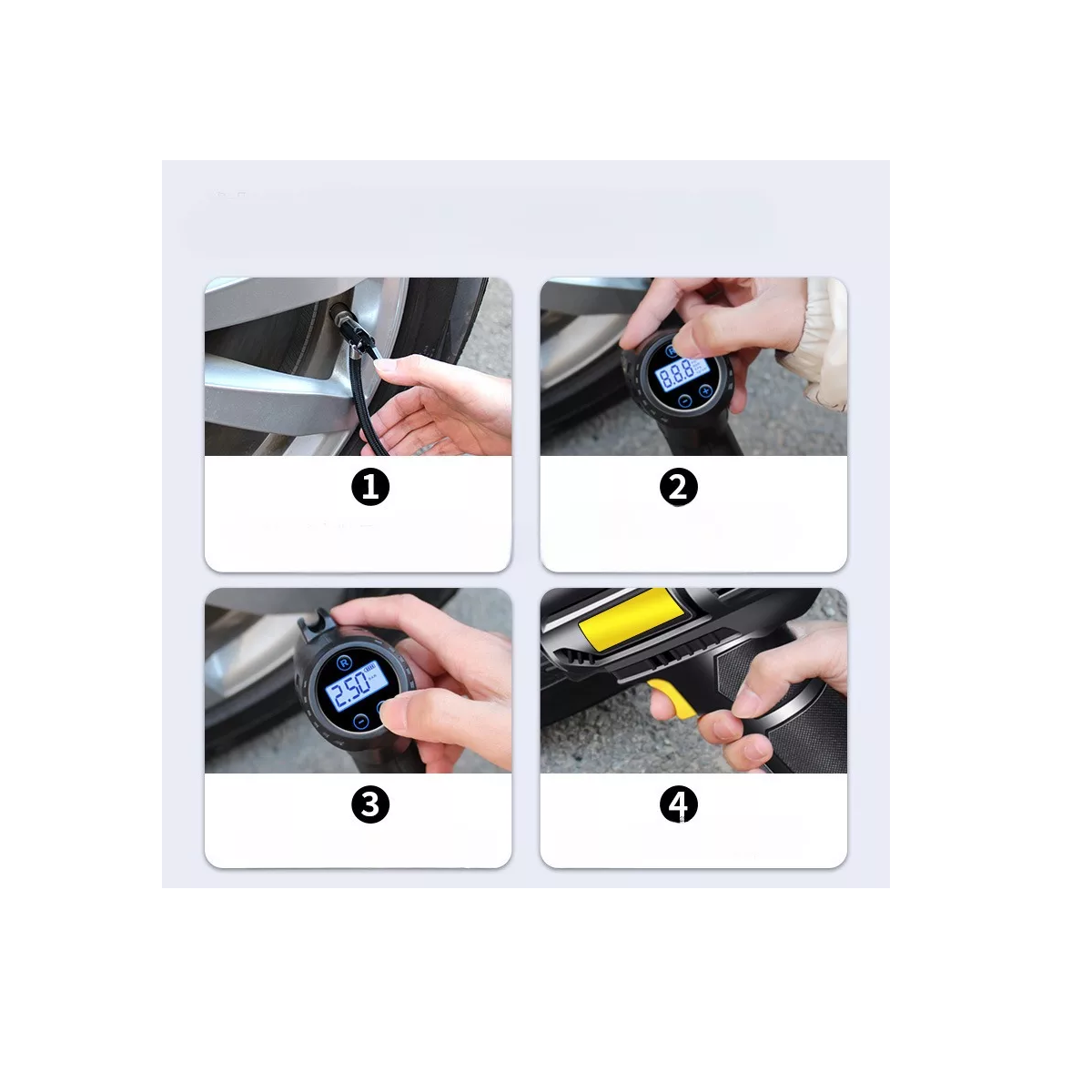 Foto 4 pulgar | Inflador de Llantas para Auto Lcd Eo Safe Imports Esi-12411 Multicolor