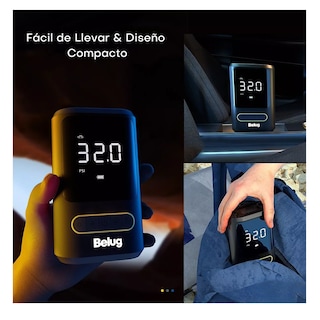 Foto 4 | Inflador Portátil de Llantas Belug Negro 80 w