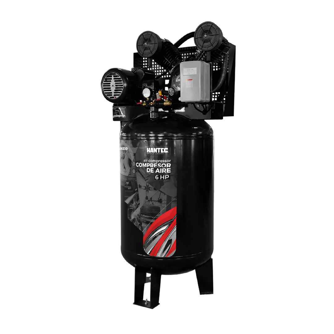 Foto 6 | Compresor De Aire Hantec Pistonforce 300 L 6 Hp 110v