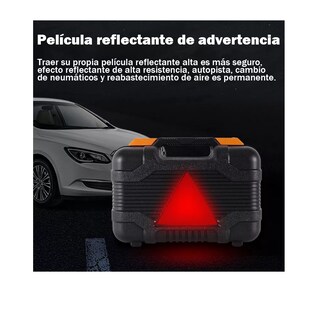 Foto 4 | Bomba Inflable De Pantalla Digital Con Caja De Herramientas Portátil Negro/amarillo