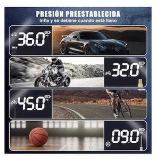 Foto 5 | Compresor Belug Inflador de Llantas Eléctrico Portátil
