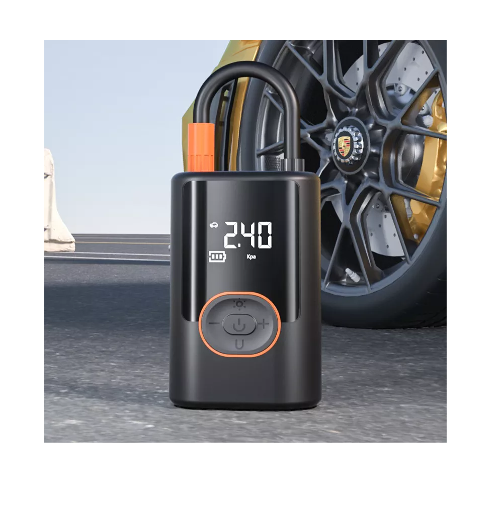 Foto 5 pulgar | Compresor Bomba De Aire Electrica Inflador Llantas Para Carro Negro/naranja