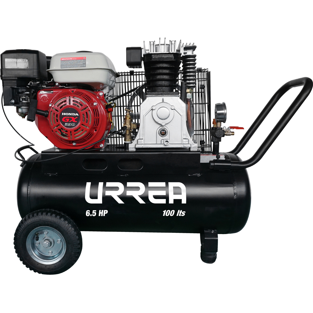 Foto 1 | Compresor De Aire Eléctrico A Gasolina 100 Lt, 6.5 Hp Urrea