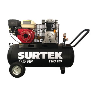 Foto 1 | Compresor De Aire Eléctrico A Gasolina 100 Lt 6.5 Hp Surtek