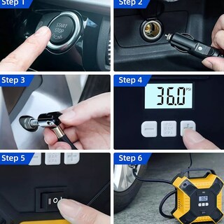 Foto 3 | Compresor De Neumáticos Monofasica Eo Safe Imports Esi-12233-1 Multicolor