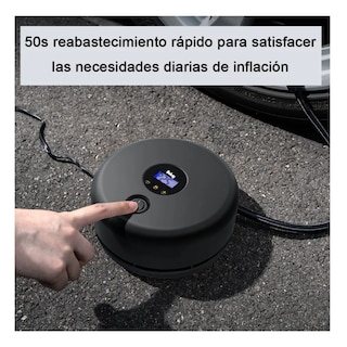 Foto 4 | Compresor Inflador De Llanta Para Auto Lcd Redondo Belug Negro