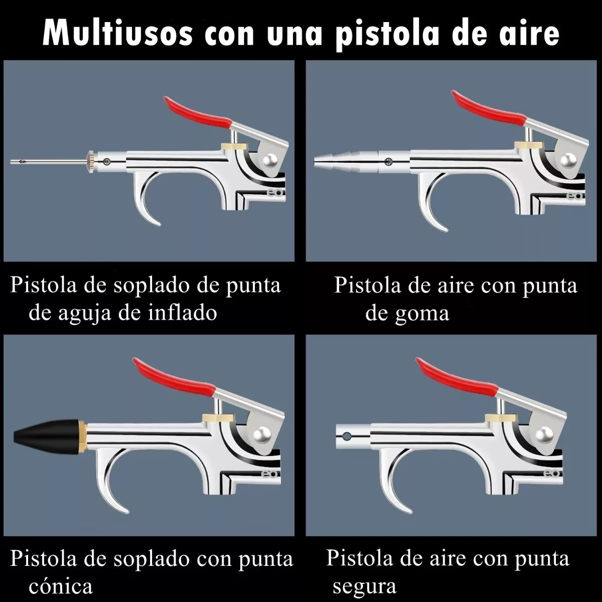 Foto 4 pulgar | Kit de Accesorios para Compresor de Aire Eo Safe Imports ESI-5010-1 Multicolor 20 Piezas