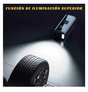 Foto 5 | Inflador De Llantas Inalámbrico Portátil 150 Psi Con Lcd