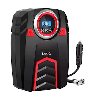 Foto 1 | Compresor Inflador De Llanta Bomba De Aire Para Auto Lcd Negro/rojo