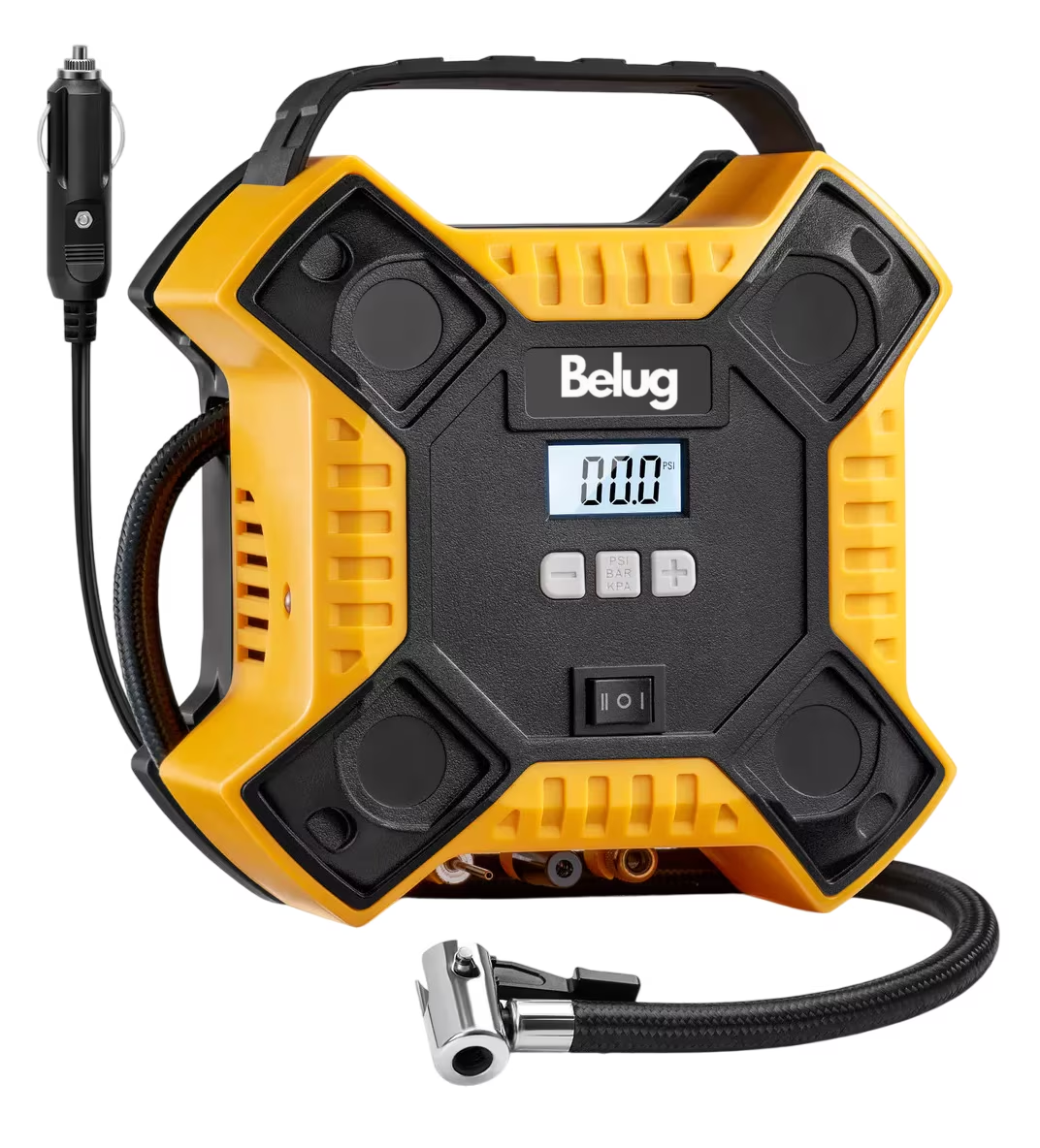 Foto 5 | Compresor De Aire, Llantas Neumáticos 160 Psi, Belug Negro/amarillo