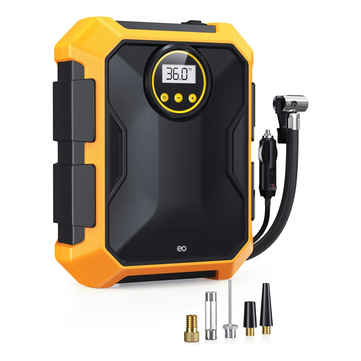 Foto 1 | Compresor De Aire Inflador De Neumáticos 12v Portátil Auto Eo Safe Imports Esi-18711 Amarillo