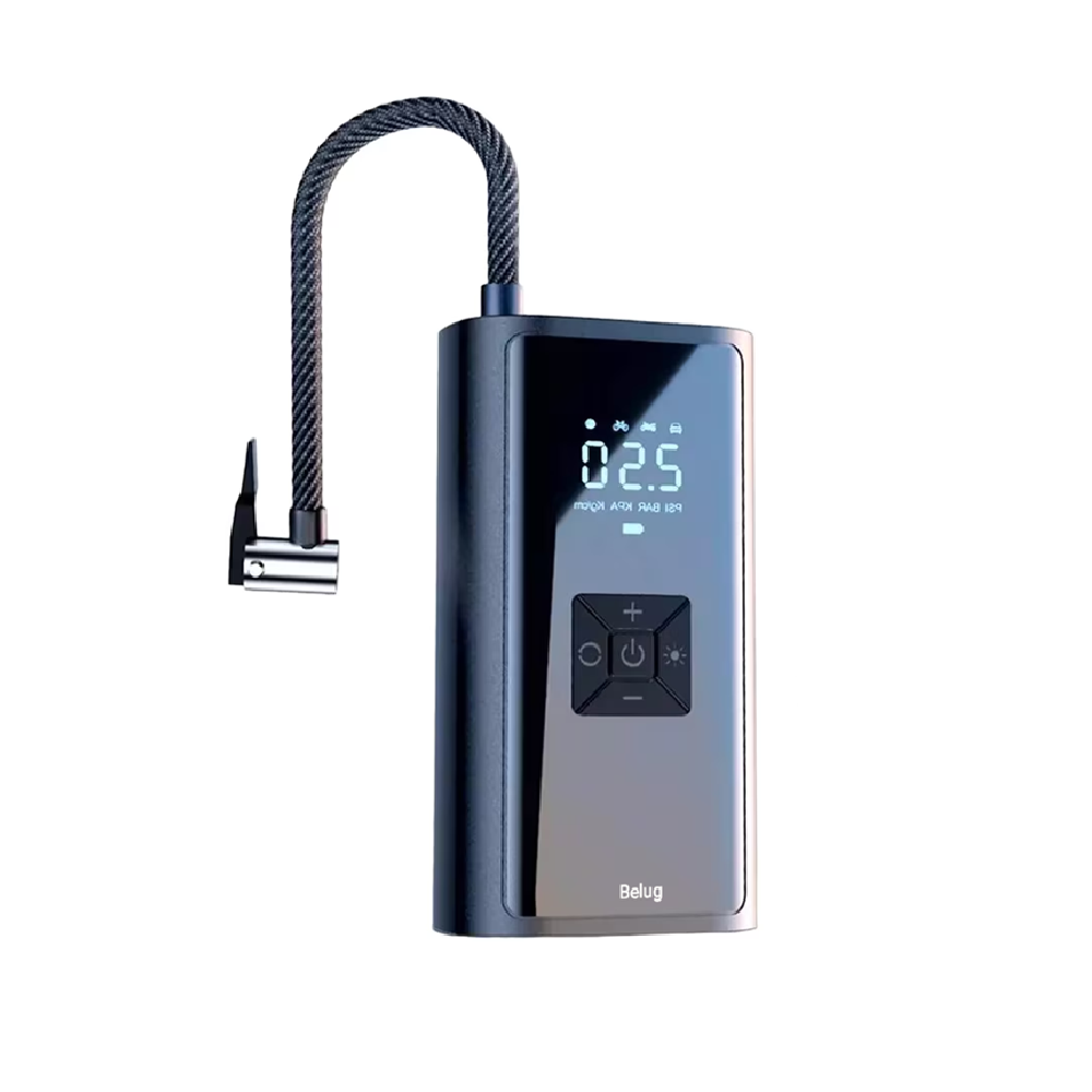 Foto 2 pulgar | Inflador De Llantas Inalámbrico Portátil 150 Psi Con Lcd Belug, Negro