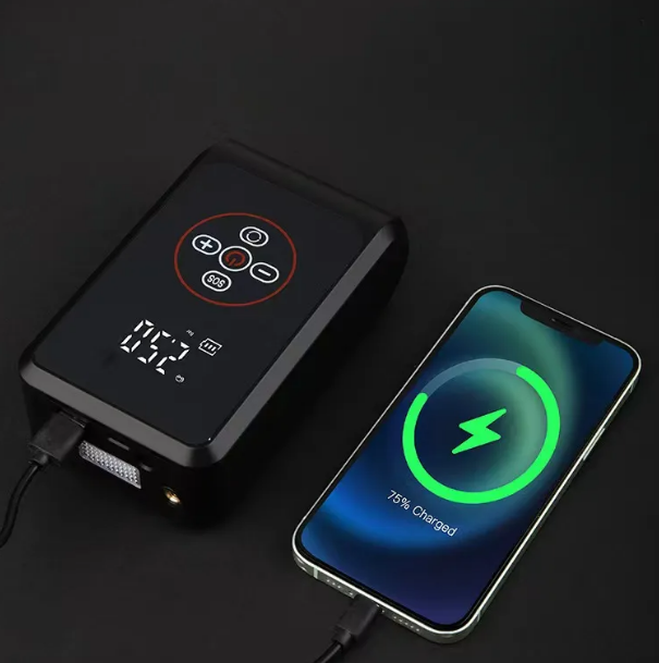 Foto 4 pulgar | Xtellar Mini Compresor De Aire De Alta Capacidad 4000mah Con Diseño Multifuncional Y Portátil Para Autos Y Más
