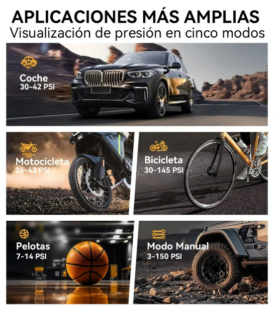 Foto 4 | Bomba De Aire Inalámbrica Xtellar Para Inflar Llantas De Vehículos - Compacta  Portátil Y Potente