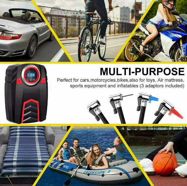 Foto 2 | Compresor De Aire Xtellar Premium  Inflador De Llantas Con Lcd Para Autos Y Motocicletas