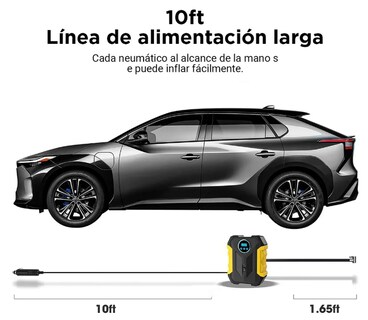Foto 2 | Xtellar Inflador De Neumáticos Portátil Premium De 12v