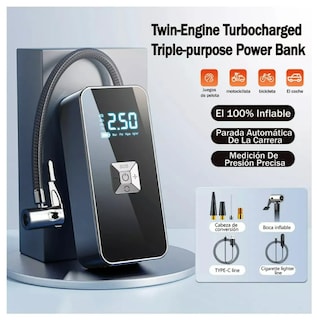 Foto 2 | Inflador De Llantas Eléctrico Portátil Xtellar Con Pantalla Led Y Cierre Automático 150 Psi