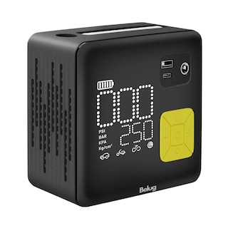 Foto 1 | Inflador De Neumático Belug Portátil De 150 Psi Compresores De Aire Negro/amarillo
