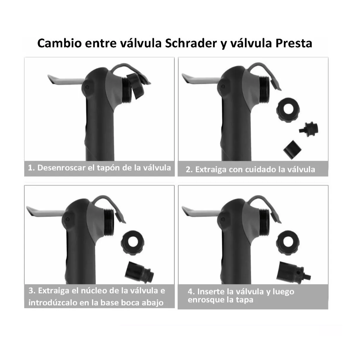 Foto 4 pulgar | Bomba De Aire Pequeña Para Bicicleta De 120psi Belug Negro