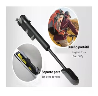 Foto 4 | Bomba De Aire Pequeña Para Bicicleta De 120psi Belug Negro