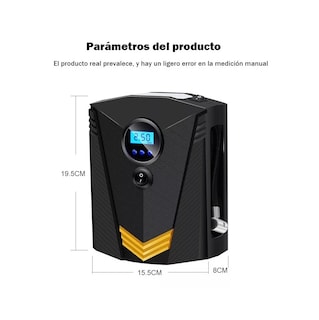 Foto 3 | Iluminación de Pantalla Digital Portátil para Bomba de Coche Negro