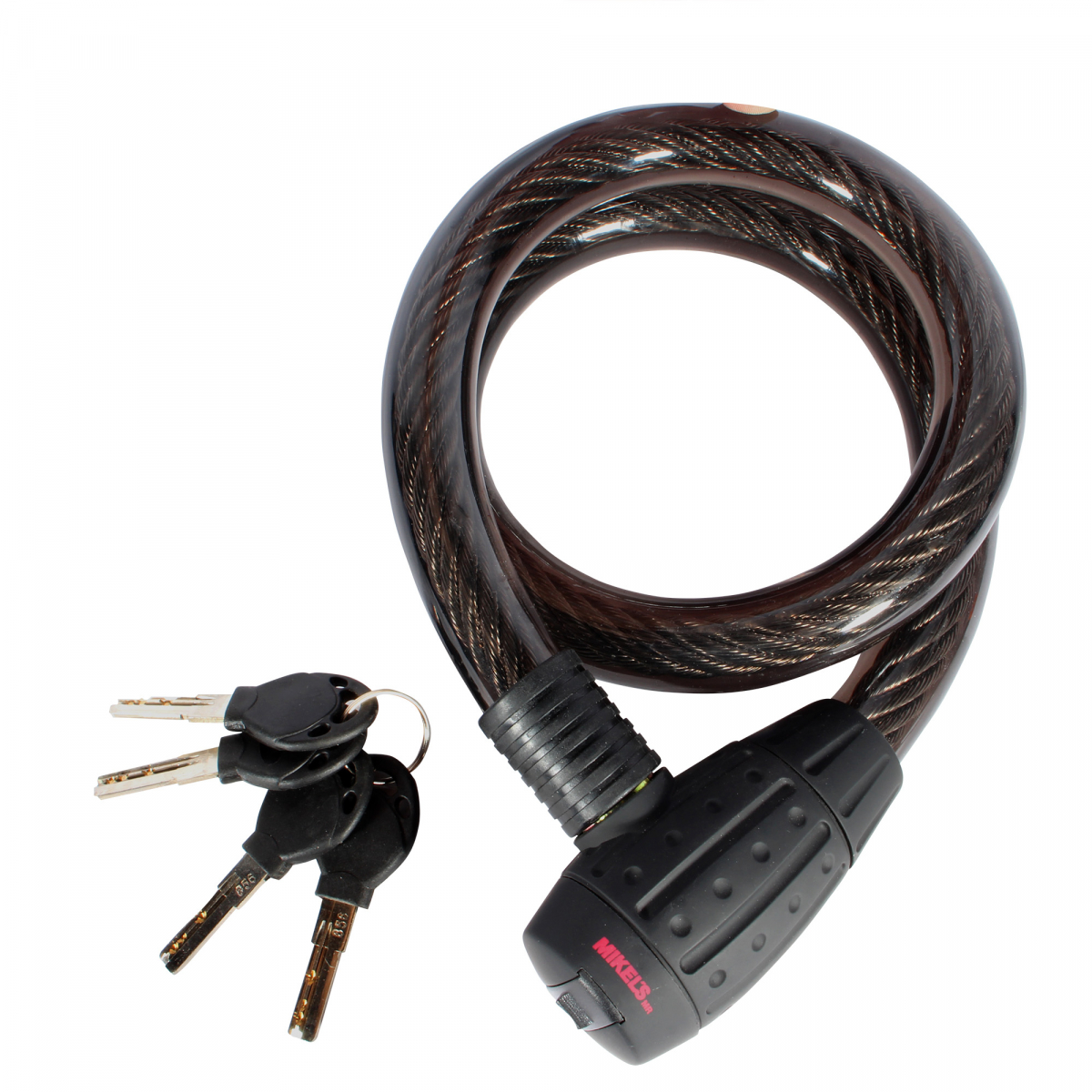 Foto 4 pulgar | Cable Candado Flexible Con Llaves (1 Mt)