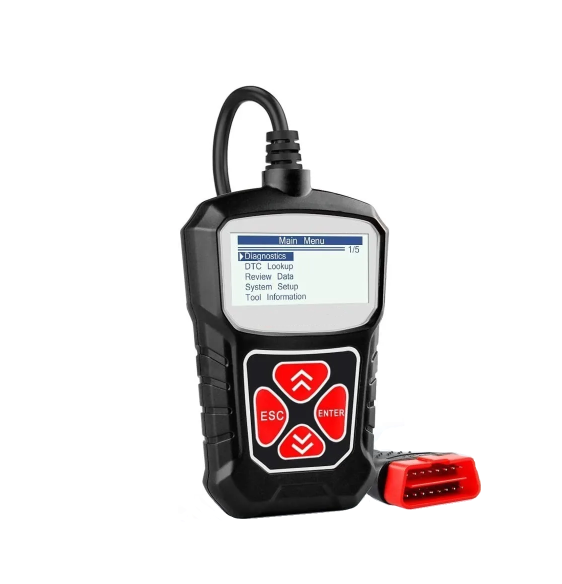 Lector Automotriz de Códigos de Fallas Eo Safe Imports ESI-3058 color Negro