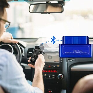 Foto 3 | Conexión Bluetooth del Escáner de Coche Mini Eo Safe Imports Esi-3145 color Azul