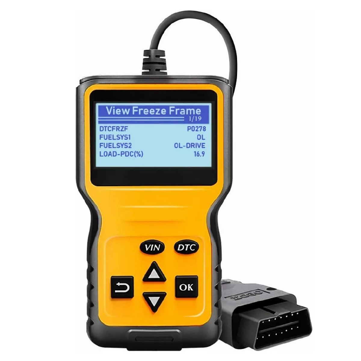 Escáner Automotriz Eo Safe Imports Esi-6602 para Vehículo Amarillo