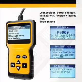 Foto 3 | Escáner Automotriz Eo Safe Imports Esi-6602 para Vehículo Amarillo