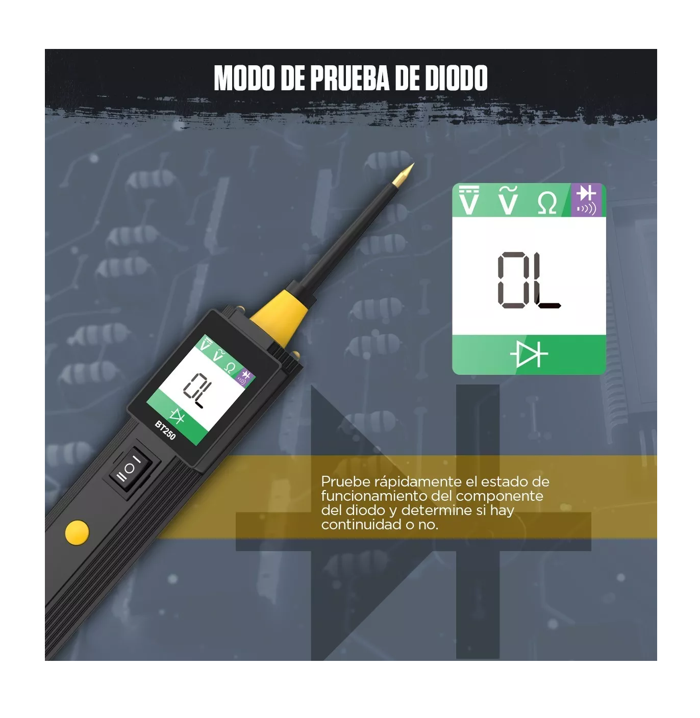 Foto 4 pulgar | Robador de Circuito Automotriz Autool color Negro 6-30v