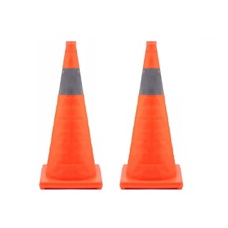 Foto 1 | Conos de Seguridad con Luz y Reflejante Eo Safe Imports Esi-11223 Naranja 2 Piezas