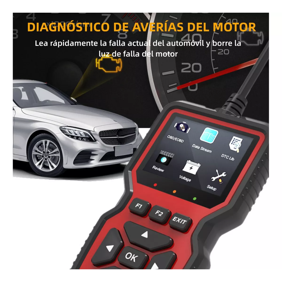 Foto 3 pulgar | Escáner Automotriz Eo Safe Imports ESI-11357 Rojo