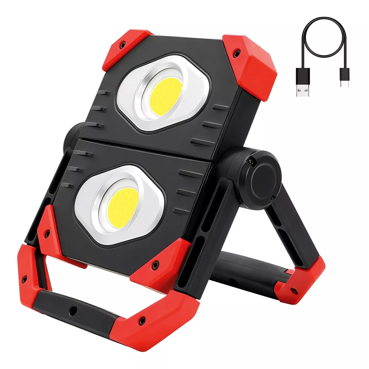 Lámpara Con 3modos De Luz Trabajo Recargable Super Magnético Eo Safe Imports Esi-13886 Multicolor