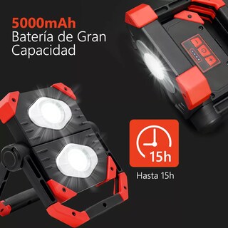 Foto 4 | Lámpara Con 3modos De Luz Trabajo Recargable Super Magnético Eo Safe Imports Esi-13886 Multicolor