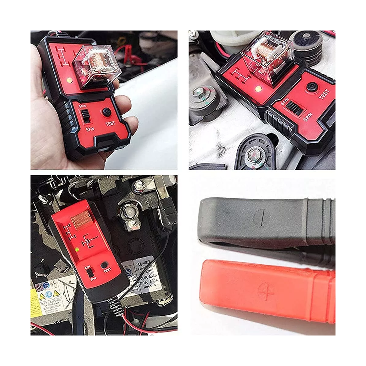 Foto 4 | Comprobador De Batería Coche, Probadores Voltaje 12v Eo Safe Imports Esi-13660 Rojo0