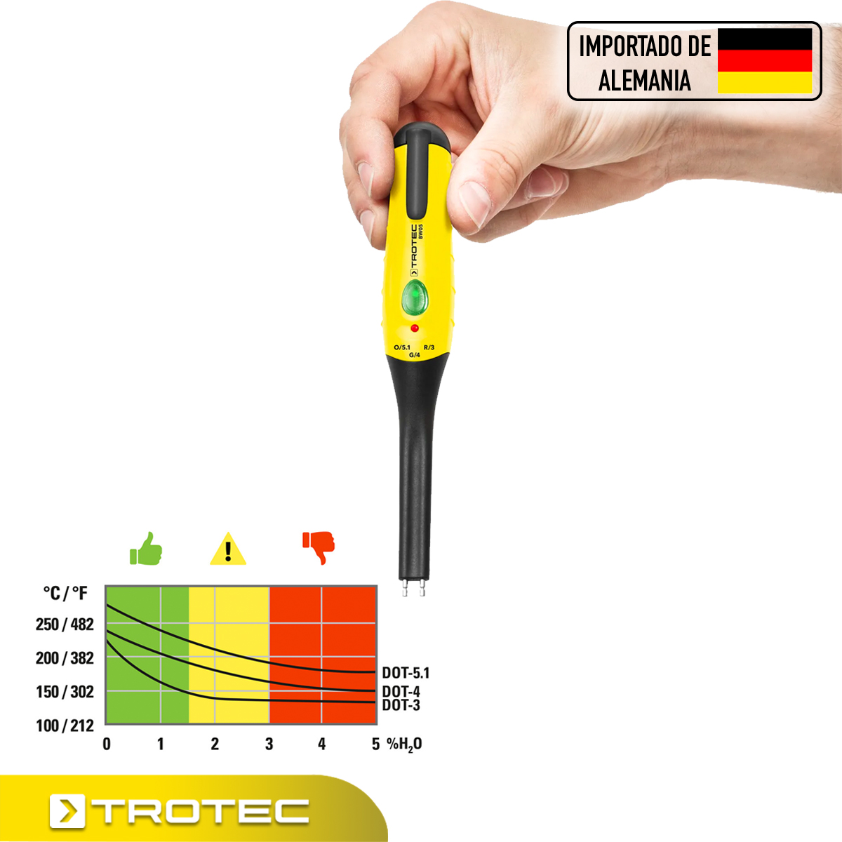 Foto 4 pulgar | Probador de Líquidos Trotec para Frenos