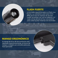 Foto 3 | Lámpara De Tiempo Pistola Automotriz Afina Ajuste Eo Safe Imports Esi-11362-1 Negro