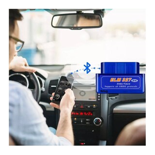 Foto 3 | Escáner De Coche Mini Conexión Bluetooth Elm327 Azul Belug