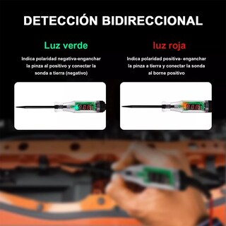 Foto 2 | Pluma Prueba Circuito Automotriz 5-90v Tensión Bidireccional Eo Safe Imports Esi-13666-1 Transparente
