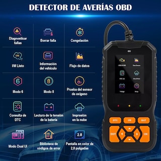 Foto 2 | Scanner Profesional Para Auto 35901 Códigos Avería Eo Safe Imports Esi-13656-1 Negro