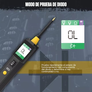 Foto 4 | Probador De Circuito Automotriz Led 6-30v Eo Safe Imports Esi-13664-1 Negro